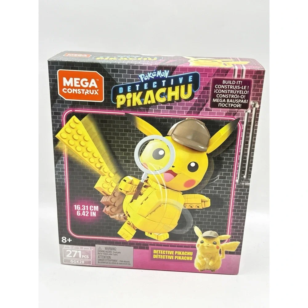 Mega Construx Pokemon Detective Pikachu Set 271 Pieces Retired Hard To Find